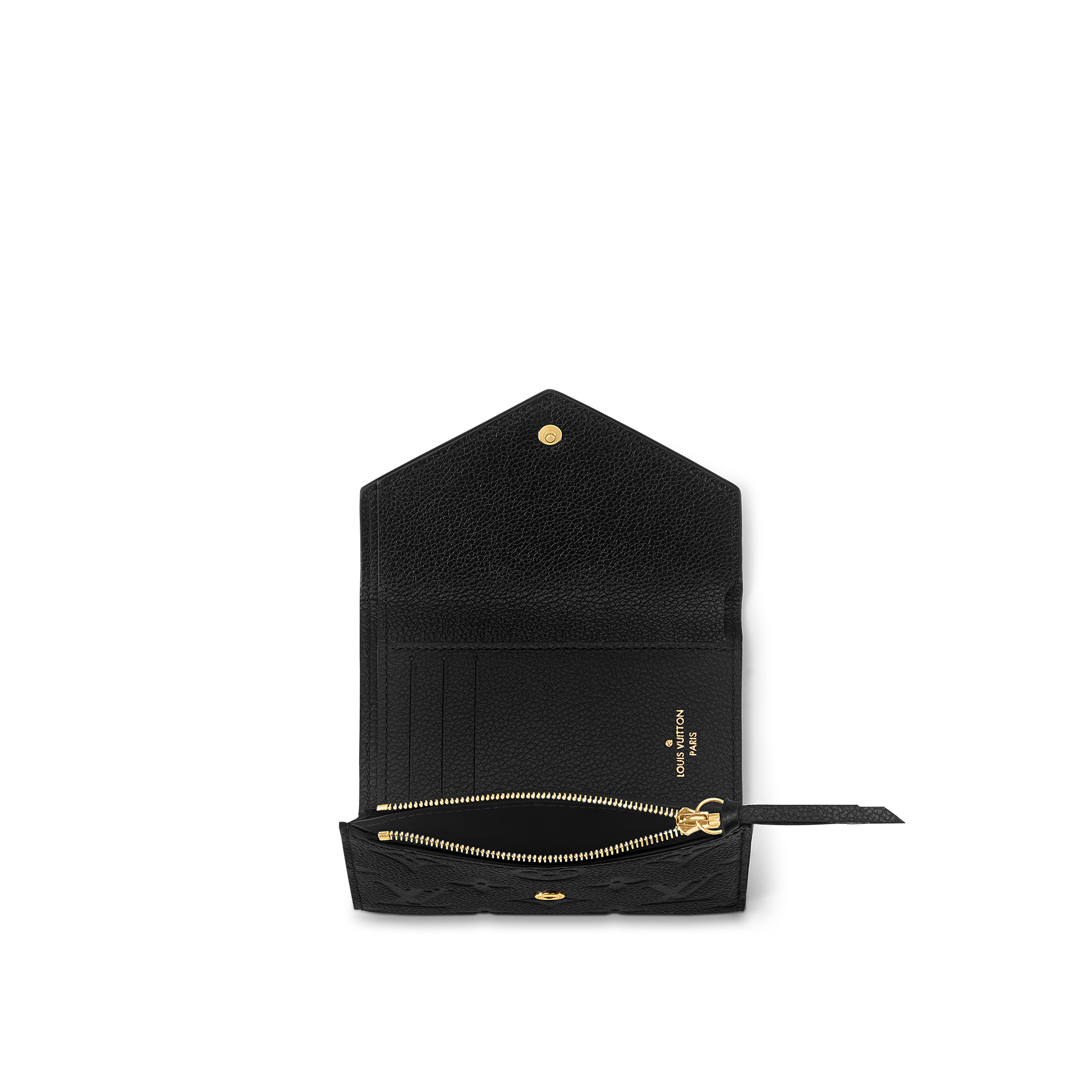 小物 Louis Vuitton Victorine Wallet Noir Victorine On My Side Wallet High End Leathers - Women - Small